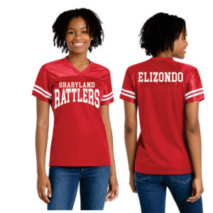 WOMEN RED SHARYLAND JERSEY
